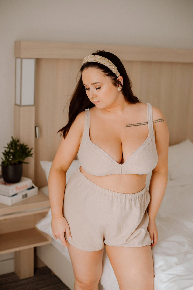 Linen Full Cup Bra LAYLA