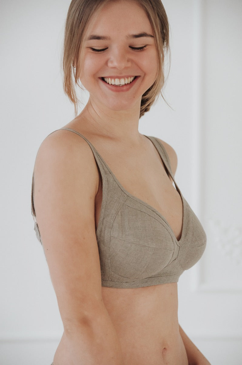 Linen Full Cup Bra LAYLA