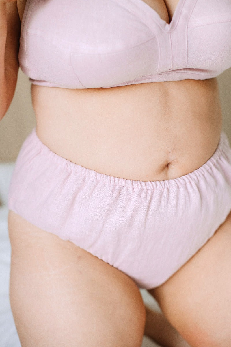 Linen Plus Size Panties AURORA