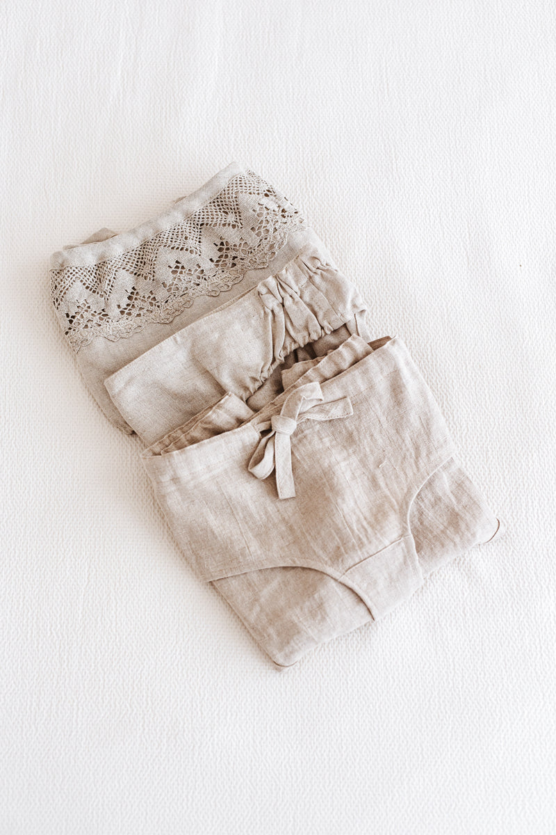 3-Pack Linen Panties BEST SELLERS