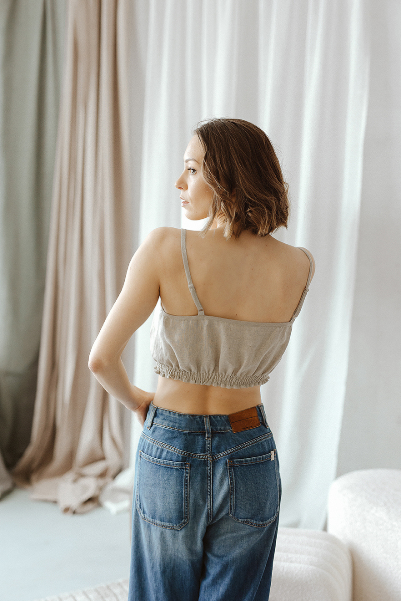 Linen Tank Bra ANDRE