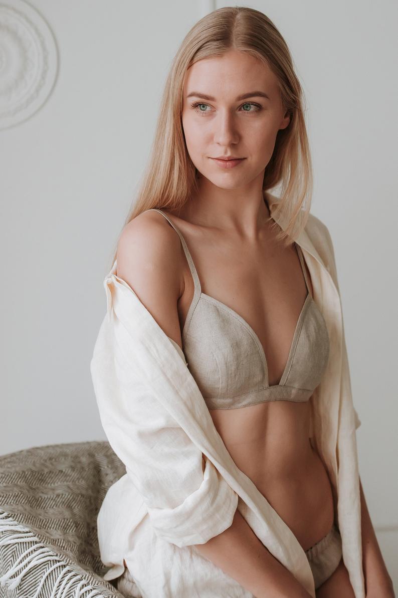 Linen Bralette BELLA