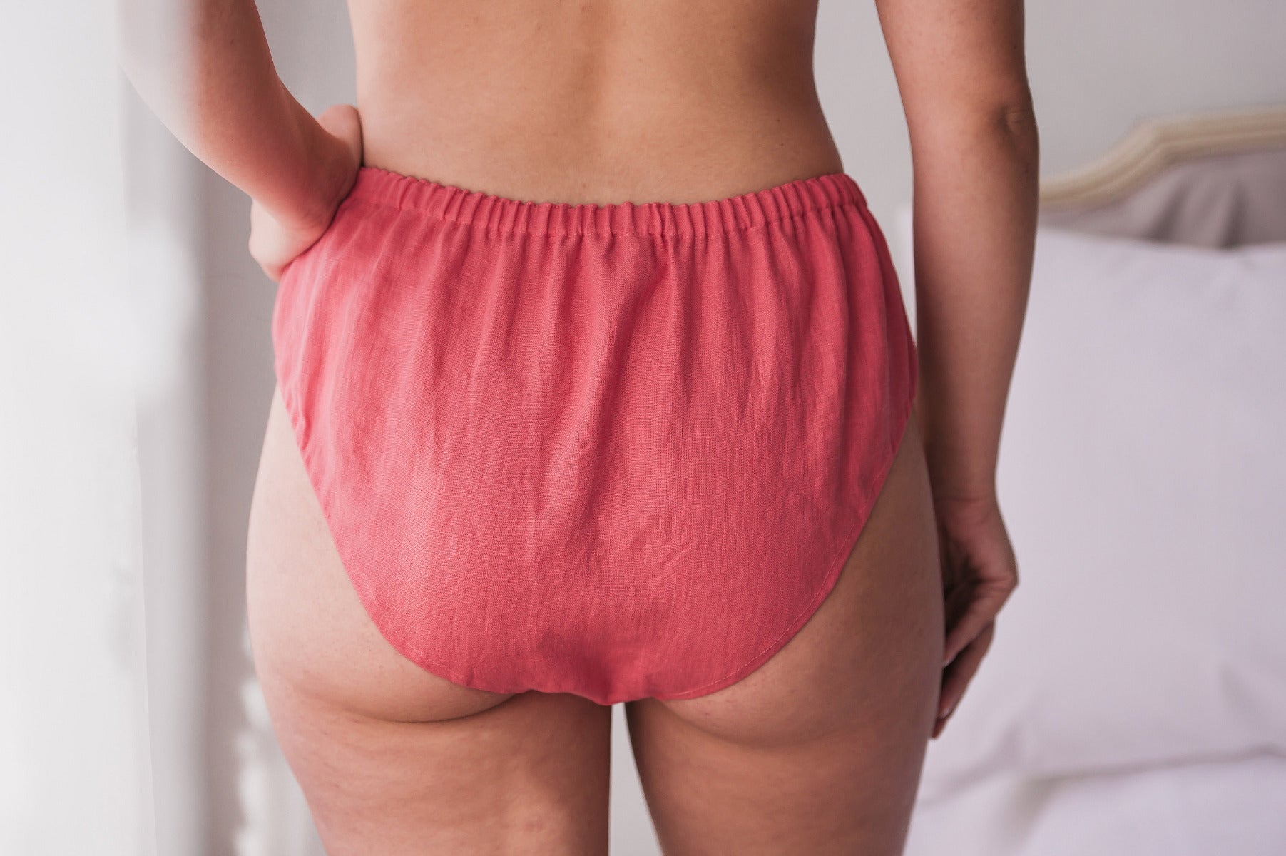 Linen Plus Size Panties AURORA