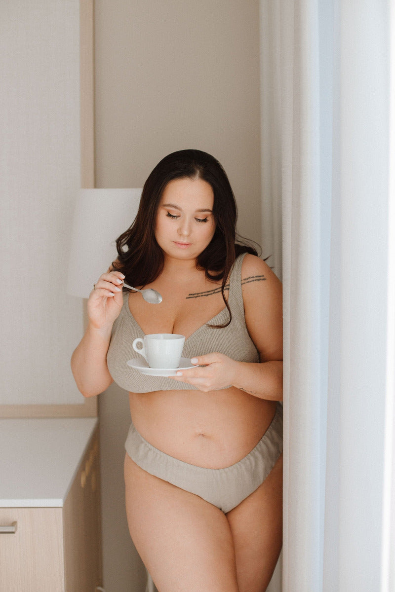Linen Plus Size Panties HAZEL