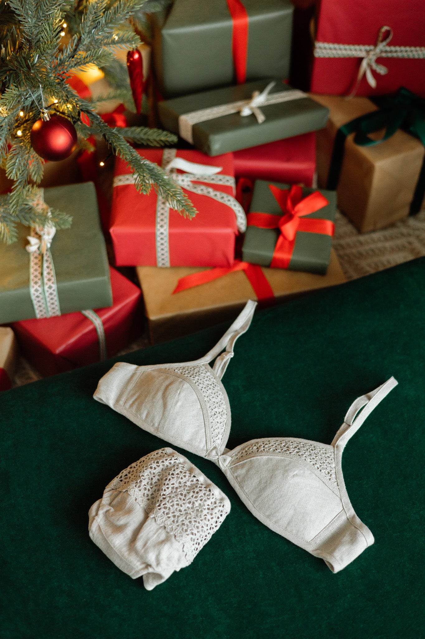 Linen Padded Bra ARLETH