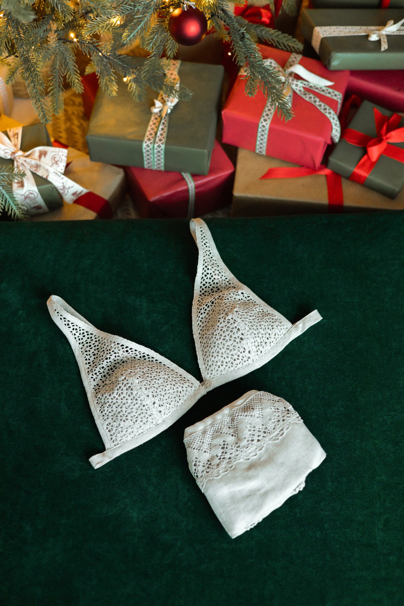 Linen Padded Bralette AVA