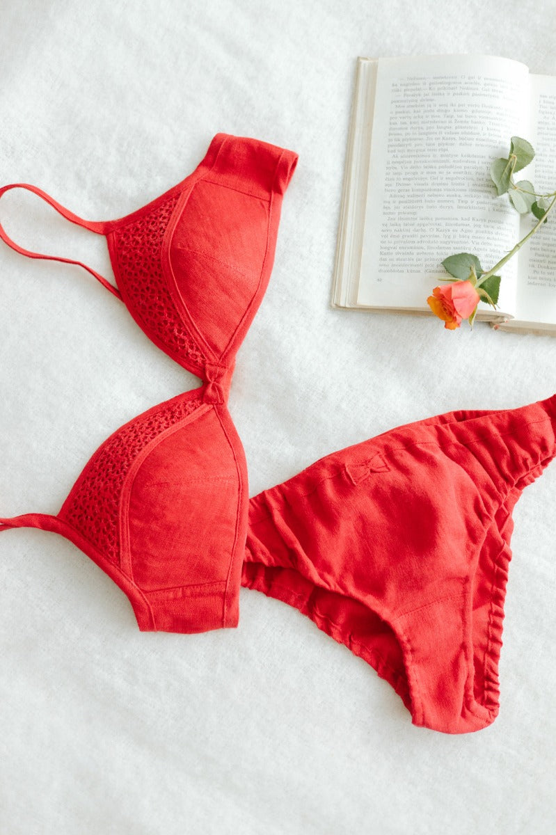 Linen Padded Bra ARLETH