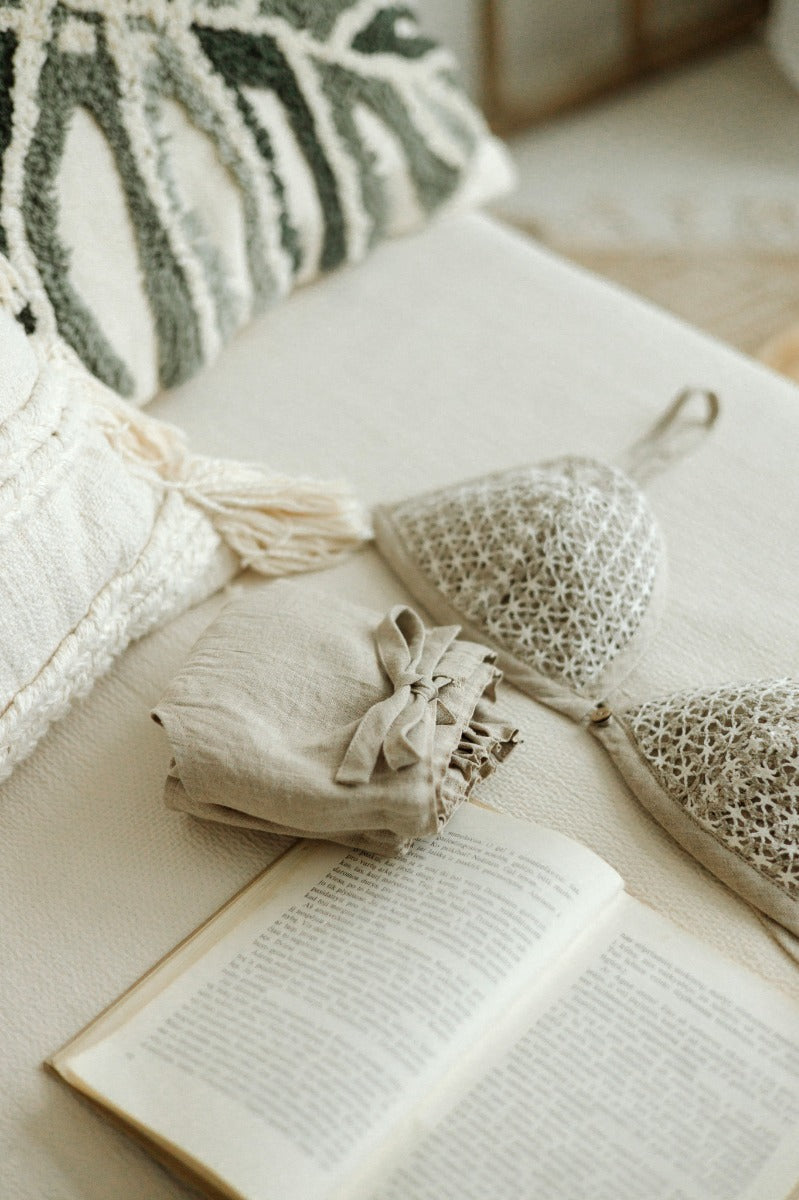 Linen Padded Bralette EVELYN